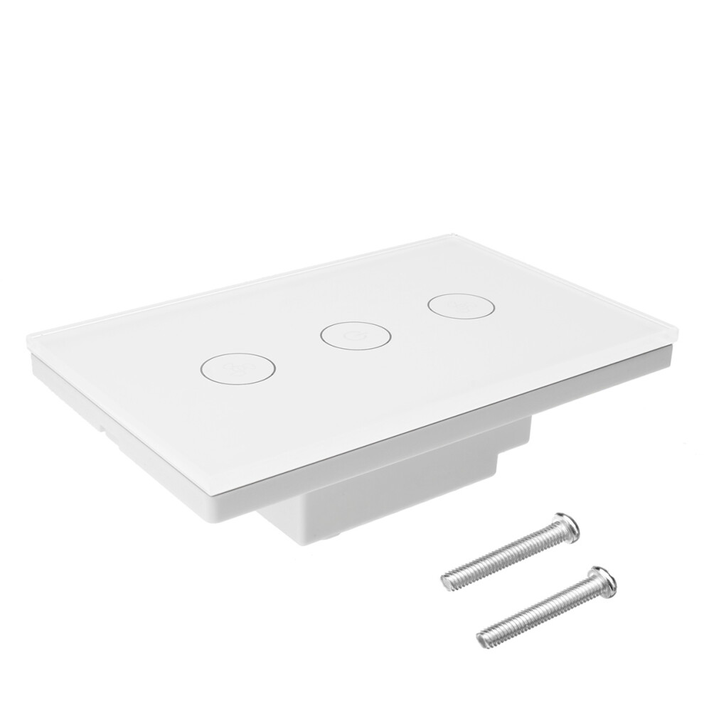 400W 10A Wifi Smart Wall Switch Ceiling Fan Controller Touch Panel Work With Alexa Google Home 6901250414545