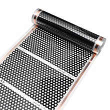 50 cm 4M Vloerverwarmingsfilm Infrarood Vloerfilm Pads Honingraat Reticulated 220V