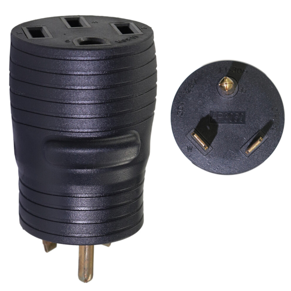 Rv Electrical Adapter 30A Male To 50 Amp Female Connector Plug Camper Motorhome 6901250099704