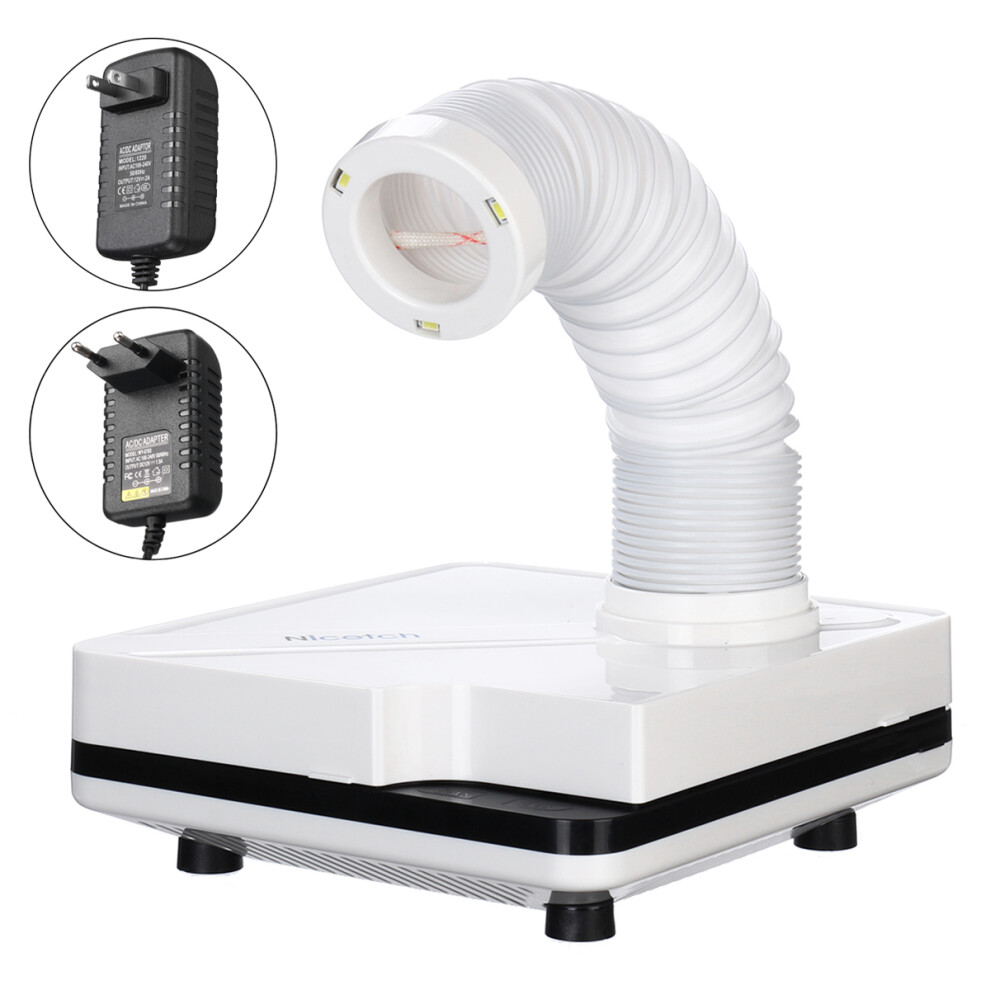 80W Nail Dust Collector Art Salon Dust Collector Suction Cleaner Manicure Machine 689170195107