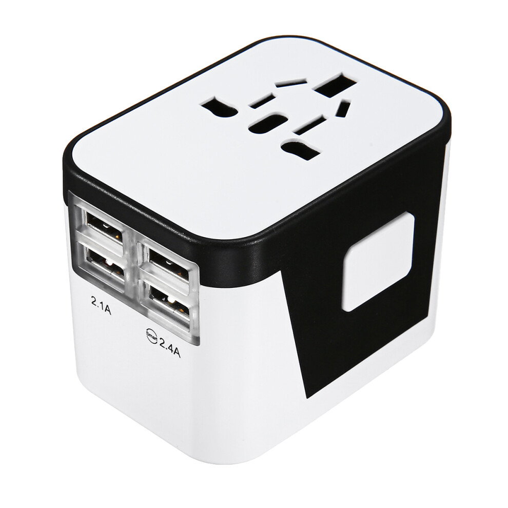 Augienb Global Universal Conversion Plug Socket 4 Usb Travel Adapter 6936761880671