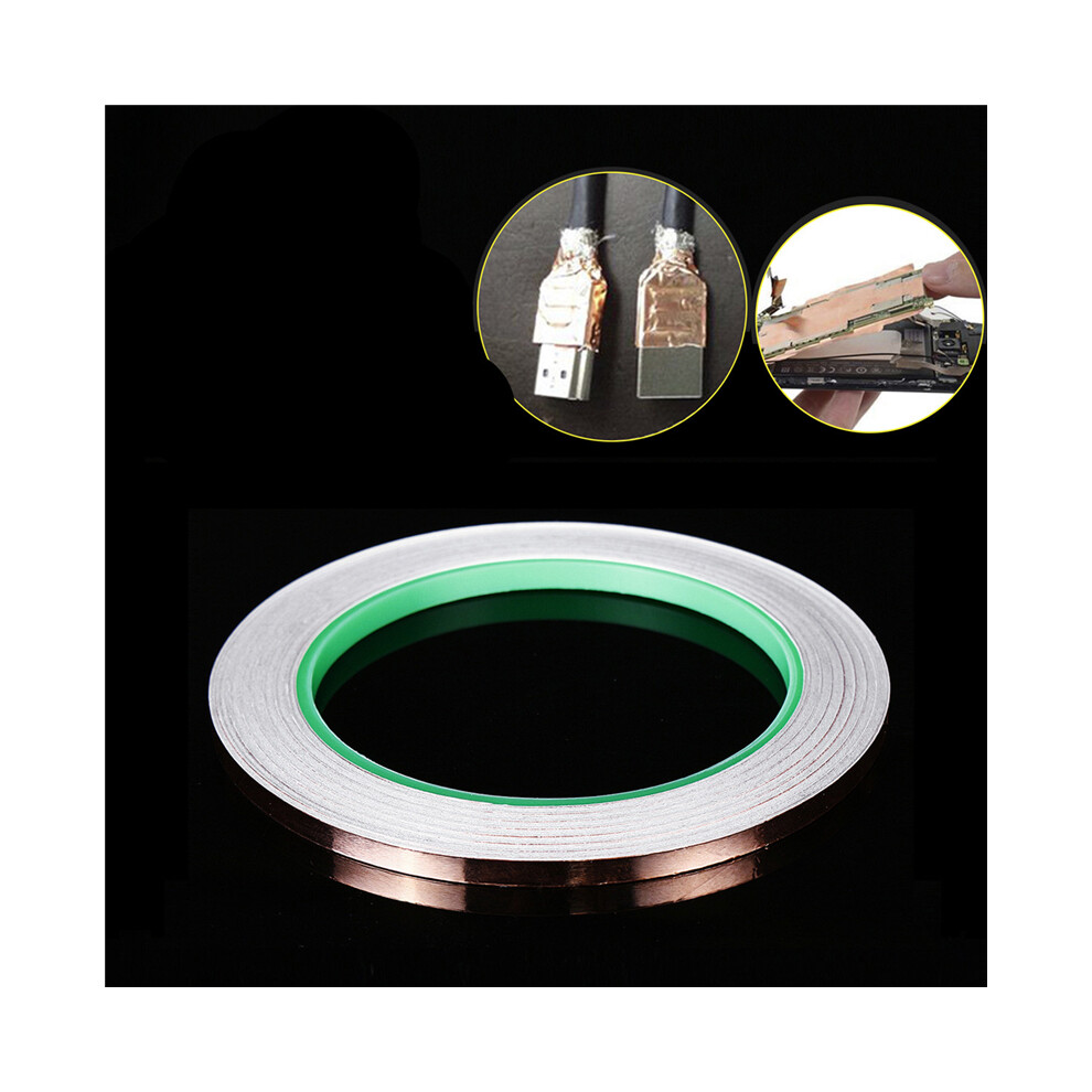 50M Copper Foil Tape Conductive Adhesive For Emi Shielding Heat Resist Tape 3596055683444