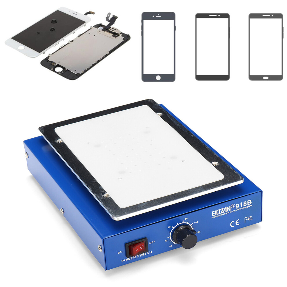 Lcd Screen Separator Phone Heating Platform Plate Glass Removal Repair Machine Blue 6900055683422