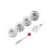 Mini Portable Handheld Sewing Machines Cordless Stitch Sew Needlework Machine With Light 9