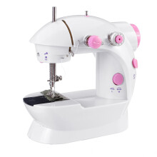 Mini macchina da cucire 2 velocità kit di strumenti da cucito elettrici portable con luce