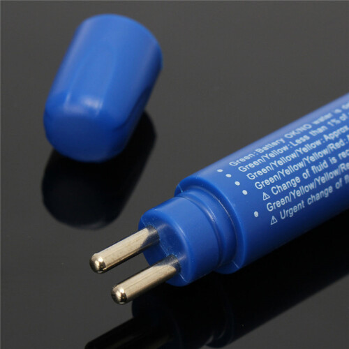 Brake Fluid Tester Moisture LED Water Compact Tool Test Indicator Pen Blue 2