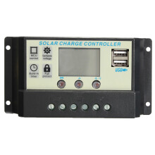 10/20A 12/24V Auto Zonnepaneel Accu Regulator Laadcontroller PWM Accu Opladen