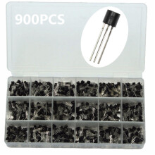 18 Waarde 900st Bipolaire Triode Transistor TO - 92 A1015 - 2N5551 Doos Kit