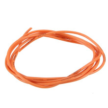 24AWG Cavo di Filo in Silicone Flessibile Morbido ad Alta Temperatura Rame Stagnato Arancione 1/3/5/10M