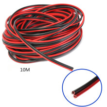 DANIU 10M 22AWG 72V Cavo Isolato in PVC 2pin Cavo di Rame Stagnato Cavo electric per Estensione Striscia LED