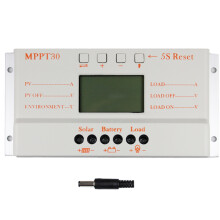 MPPT30 30A 12V/24V Auto Schakel LCD Display Zonne - energie Oplader Regulator