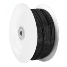 30M 8mm/10mm/12mm/15mm/20mm Manicotto Espandibile per Cavi in Filo Tubo Intrecciato black