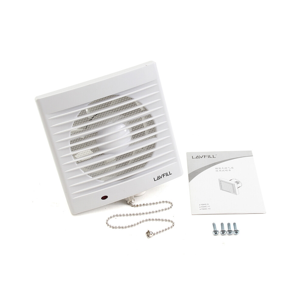 220V Extractor Exhaust Fan Airflow Fan Window Wall Kitchen Bathroom Ventilation Fan 902286007639