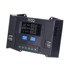 12V/24V 10A 20A 30A 40A PWM Zonne - energie Oplader Controller Auto Regulator Batterij LCD 4 USB