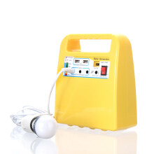 12V 7A 10W Sistema Generatore di Energia Solare Pannello Solare Sistema Domestico 2 Lampadine LED