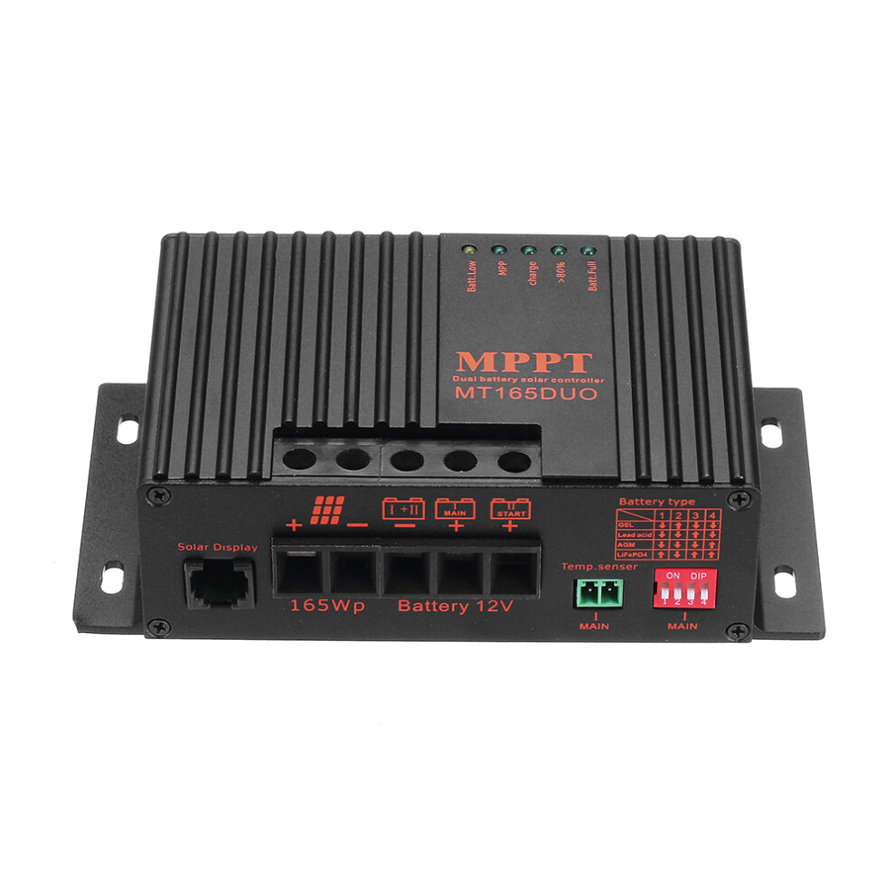 Photonic Universe 20A Mppt Solar Charge Controller / Regulator With Built In Lcd Display For Solar Panels Up To 260W (12V Battery System) / 520W (24V 5060297343605