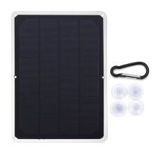 7V 1500Ma 10W Pannello Solare Monocristallino Fotovoltaico con Fibbia