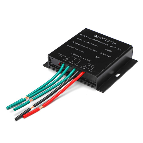 12/24V 800W Windgenerator Controller Overvoltage Snelheidsbescherming Zilver IP67 2