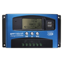 30/40/50/60/100A MPPT Zonnecontroller LCD Zonne - oplaadcontroller Nauwkeurigheid Dubbele USB Zonnepaneel Accu - regelaar