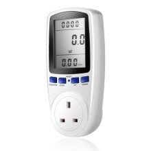 LCD DIN - rail digitale timer schakelaar socket 50/60Hz stroomspanning stroommeting US/EU/UK plug