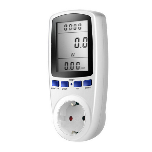 LCD DIN - rail digitale timer schakelaar socket 50/60Hz stroomspanning stroommeting US/EU/UK plug 2
