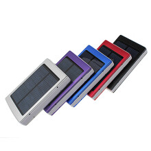 Draagbare Zonnepaneel Dubbele USB Externe Mobiele Batterij Power Bank Pack Lader voor iPhone HTC