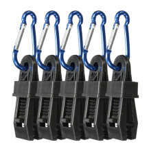 5Pz Clip per Tenda Accessorio per Tenda da Campeggio Clip Alligatore Punto di Trazione Gancio Fibbia per Tenda Clip Coccodrillo
