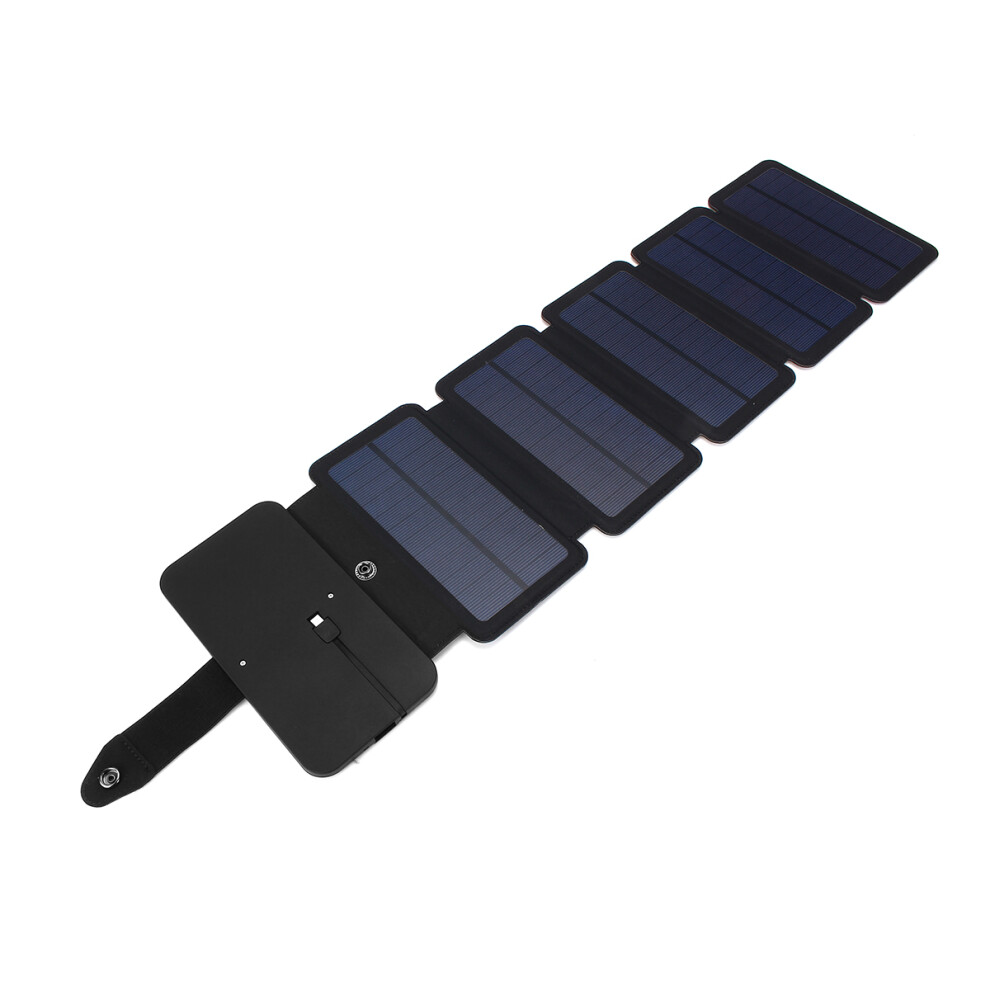 7.5W Portable Foldable Solar Panel Power Charger For Phone Mp3/Mp4/Pda Power Bank Light/Black 3796737028727