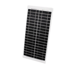 40W 18V Pannello Solare Monocristallino Semi-flessibile per Elettricità Domestica