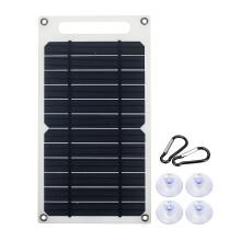 6V 10W 1.5A Pannello Solare Monocristallino portable Sottile e Leggero Caricatore USB Ricarica Power Bank Pad