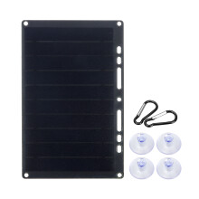 10W 6V 1.7A USB Zonnepaneel Zonne - energiebank met Ringband Oogje