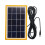 Solar Panel Generator System Portable Home Kit LED Light USB Charger W/ 2 Bulbs 3