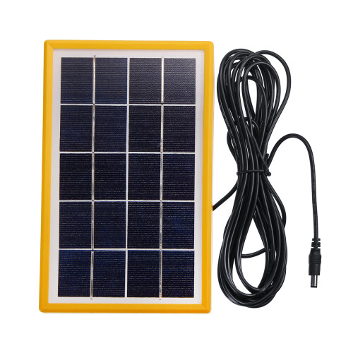 Solar Panel Generator System Portable Home Kit LED Light USB Charger W/ 2 Bulbs 2