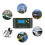 PWM Zonnecontroller 10A 12V 24V Auto PV Zonne - oplaadcontroller Dubbele 5V USB Batterijregulator 2