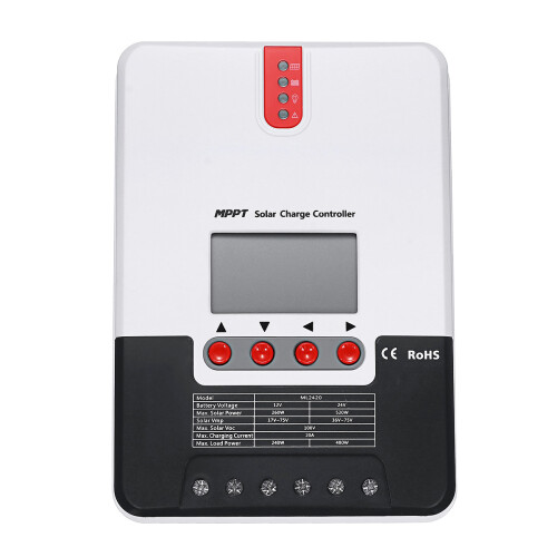 12V/24V Auto Zonnepaneel Oplader Controller MPPT Acculader Regulator 20A/30A/40A