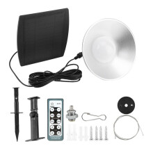 3W 28LED Lampadario a LED con remote Luce Solare Appesa Regolabile per Esterni