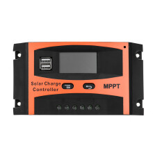 30A/40A/50A/60A MPPT Zonne - energie Laadregelaar 12V/24V LCD Nauwkeurigheid Dubbele USB Zonnepaneel Batterij Regulator Ingebouwde Timer