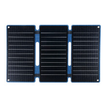 25W ETFE Pannello Solare Pieghevole Dual USB Power Bank portable IP68 per Campeggio Escursionismo Arrampicata
