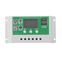 10A/20A/30A 12V/24V Auto Zonne - energie Laadregelaar Dubbele USB Zonnepaneel Regulator