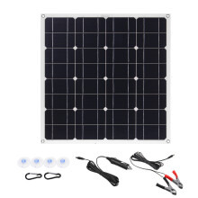 150W 18V Pannello Solare Mono Dual USB 12V/5V DC charger Solare Monocristallino per Auto RV Barca charger per Batterie Impermeabile