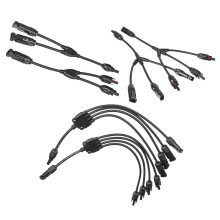 MC4 Y Tak Zonnepaneel Kabel Connector Adapter MC4 Fotovoltaïsche Waterdichte Zonneconnector Zonne - energie Voedingskabel Draad