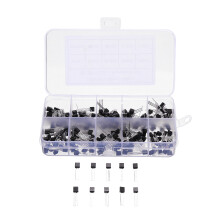 200 Stück TO-92–3 Inline-Transistor-Box NPN TO-92 PNP BC337 2N2222 XSR Transistor-Kit