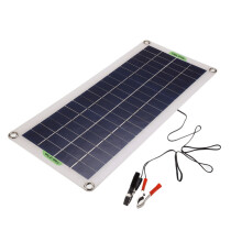 25W Pannello Solare portable charger USB Kit Completo Cellula Solare Power Bank Flessibile per Smartphone Campeggio Ricarica Auto
