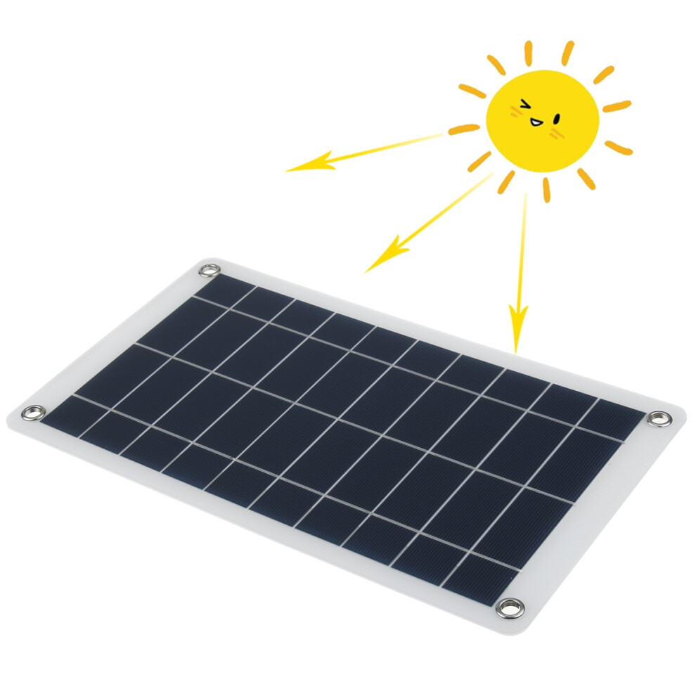 30W 5V Usb Solar Panel Monocrystalline Silicon For Outdoor Cycling Climbing 622872593451