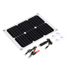 15W Monokristallijn Zonnepaneel Dubbele USB - uitgang Zonne - energie Paneel met Oplader Batterijclip