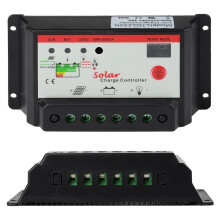 Intelligente 12V 24V PWM Zonnepaneel Laadregelaar Auto Accu Regulator 10A 20A optioneel