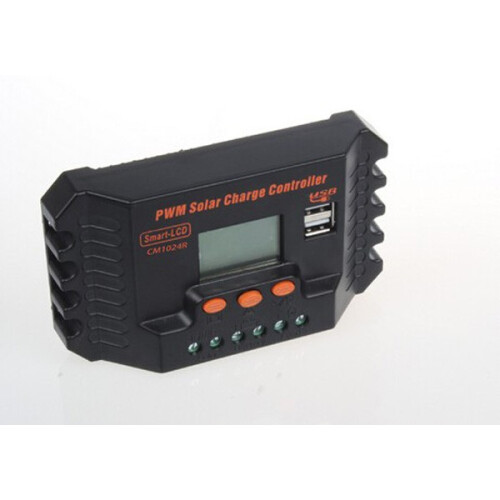 LCD 10/15/20/25/30A 12V/24V PWM Zonnepaneel Regulator Laadcontroller 2