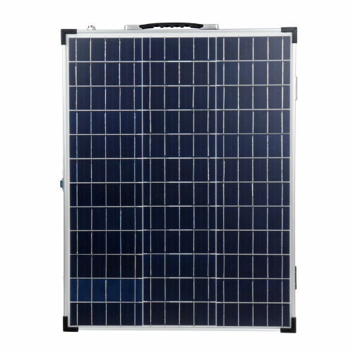 100 W Solarpanel mit Controller Solar Faltkoffer