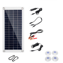 Pannello Solare Monocristallino Flessibile Impermeabile DC USB Caricatore Solare Power Bank per Esterni Campeggio Escursionismo Caricatore di Bat