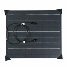 50W Zonnepaneel Matte Textuur Veldvoertuigen Noodlader Met 4 Beschermende Hoeken